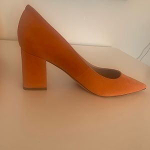 Marc Fisher Zala Block Heel Pointy Toe Pump 9.5